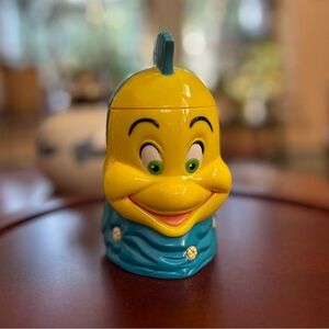 Flounder Disney on Ice Collectible Mug with Cover | Mermaid-Sidekick Energy 🐠✨